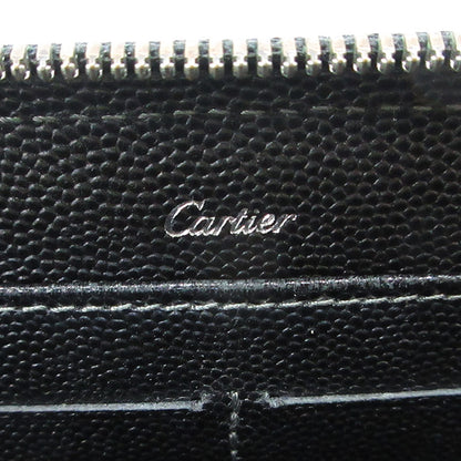 CARTIER | カルティエ サントスドゥカルティエ ラウンドファスナー 長財布 L3000942 ブラック【三重本店】