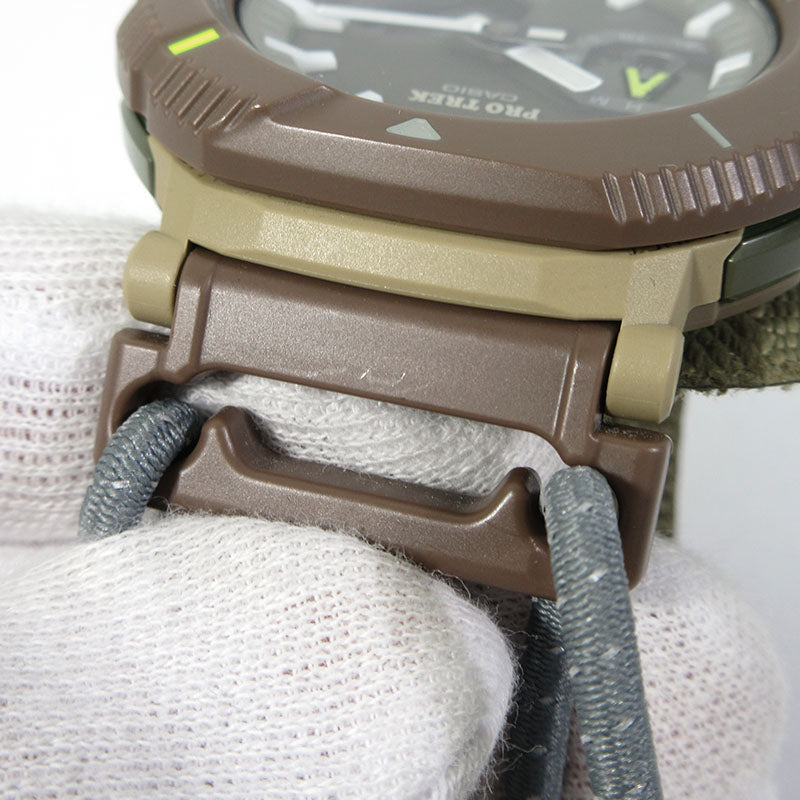 CASIO | カシオ PRO TREK Hiker Line プロトレック ハイカーライン 腕時計 PRJ-B001B-5JF アナデジ表示 タフソーラー グリーン系×ブラウン系など【三重本店】