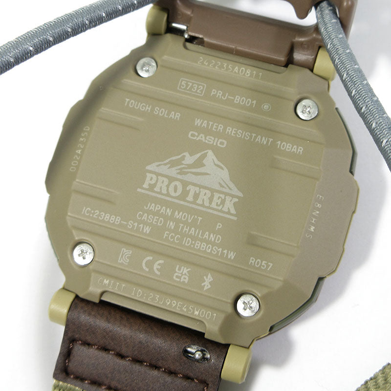 CASIO | カシオ PRO TREK Hiker Line プロトレック ハイカーライン 腕時計 PRJ-B001B-5JF アナデジ表示 タフソーラー グリーン系×ブラウン系など【三重本店】