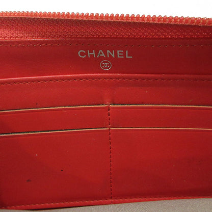 CHANEL | シャネル ココマーク ラウンドファスナー 長財布 A50071 サーモンピンク【三重本店】
