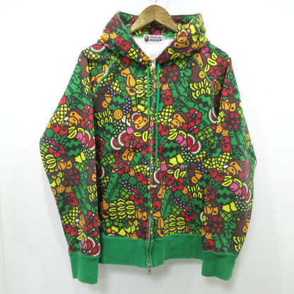 A BATHING APE | アベイシングエイプ トロピカルマイロジップパーカー パーカー グリーン サイズ：M【三重本店】