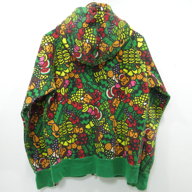 A BATHING APE | アベイシングエイプ トロピカルマイロジップパーカー パーカー グリーン サイズ：M【三重本店】