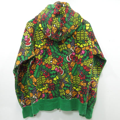 A BATHING APE | アベイシングエイプ トロピカルマイロジップパーカー パーカー グリーン サイズ：M【三重本店】
