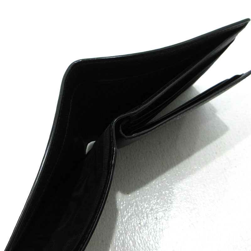 SAINT LAURENT | サンローラン 札入れ パスケース付き 二つ折り財布 582604 ブラック【三重本店】