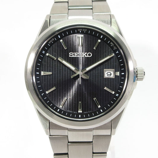 SEIKO | セイコー SEIKO SELECTION セイコーセレクション 腕時計 SBTM351 アナログ表示 ソーラー電波時計 ブラック×シルバー【三重本店】