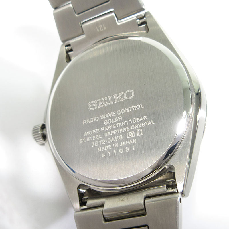 SEIKO | セイコー SEIKO SELECTION セイコーセレクション 腕時計 SBTM351 アナログ表示 ソーラー電波時計 ブラック×シルバー【三重本店】