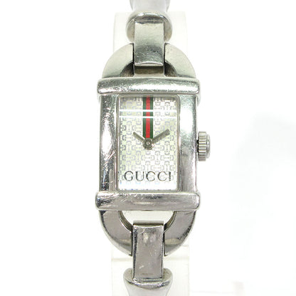 GUCCI | グッチ バンブー シェリーライン バングルウォッチ 2針 レクタンギュラー 腕時計 6800L アナログ表示 クオーツ シルバーなど【三重本店】