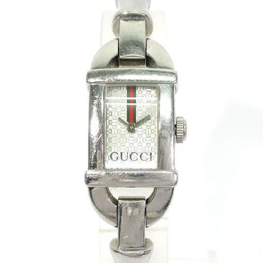 GUCCI | グッチ バンブー シェリーライン バングルウォッチ 2針 レクタンギュラー 腕時計 6800L アナログ表示 クオーツ シルバーなど【三重本店】