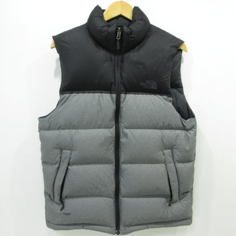 THE NORTH FACE | ザ・ノースフェイス ヌプシダウンベスト ダウンベスト ND51605Z グレー サイズ：S【三重本店】