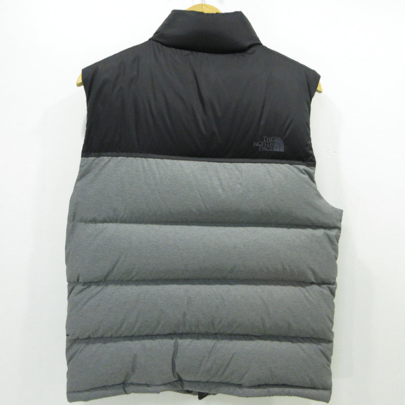 THE NORTH FACE | ザ・ノースフェイス ヌプシダウンベスト ダウンベスト ND51605Z グレー サイズ：S【三重本店】