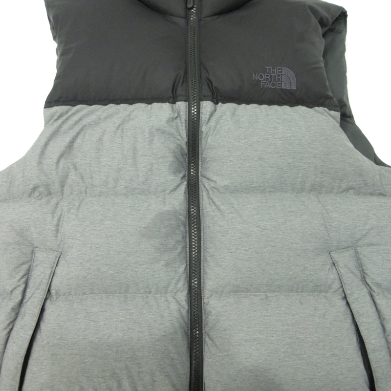 THE NORTH FACE | ザ・ノースフェイス ヌプシダウンベスト ダウンベスト ND51605Z グレー サイズ：S【三重本店】
