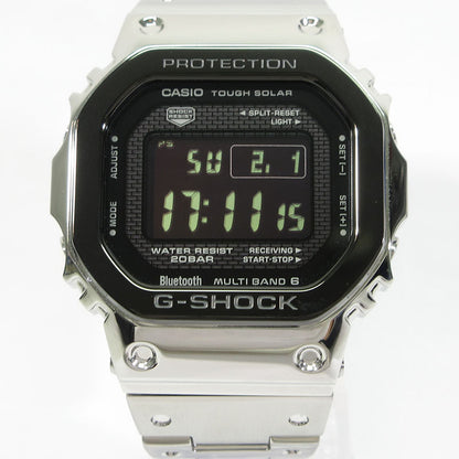 CASIO | カシオ G-SHOCK FULL METAL 5000 SERIES フルメタル 5000シリーズ 腕時計 GMW-B5000BT-1JF デジタル表示 タフソーラー電波時計 ブラック×シルバー【三重本店】