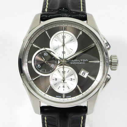 HAMILTON | ハミルトン Jazzmaster Auto Chrono ジャズマスター オートクロノ 腕時計 H325960 多針アナログ表示 自動巻き グレー系×シルバー×ブラック【三重本店】