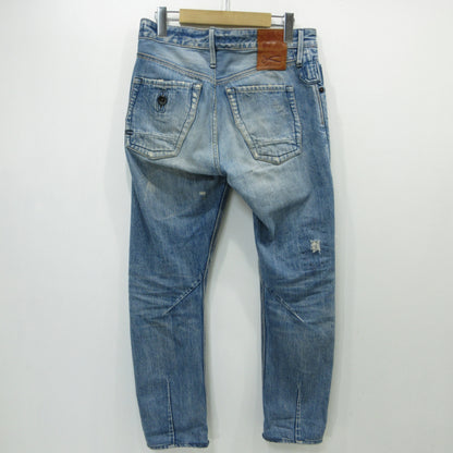 DENHAM | デンハム RBJ SKIN ダメージ加工パッチワークデニムパンツ デニムパンツ ブルー【三重本店】