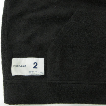 DESCENDANT | ディセンダント roo fleece crew neck sweat ボアスウェット スウェット ブラック サイズ：2【三重本店】