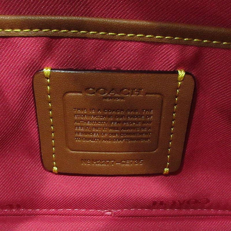 COACH | コーチ キアカメラバッグ・カラーブロック ショルダーバッグ CE735 レッド【三重本店】