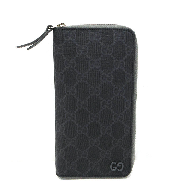 GUCCI | グッチ ジップアラウンドウォレット 長財布 822051 グレー【三重本店】