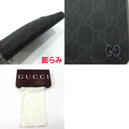 GUCCI | グッチ ジップアラウンドウォレット 長財布 822051 グレー【三重本店】