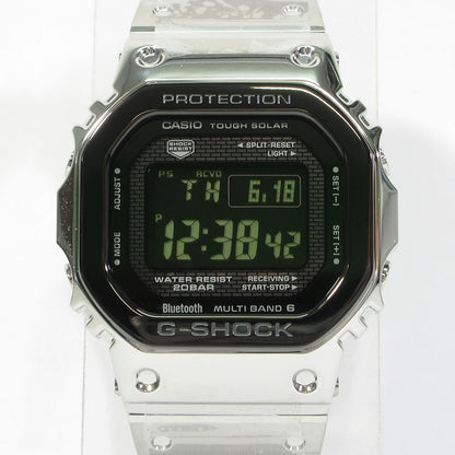CASIO | カシオ G-SHOCK FULL METAL フルメタル 5000 SERIES 腕時計 GMW-B5000BT-1JF デジタル表示 タフソーラー電波時計 シルバー×ブラック【三重本店】