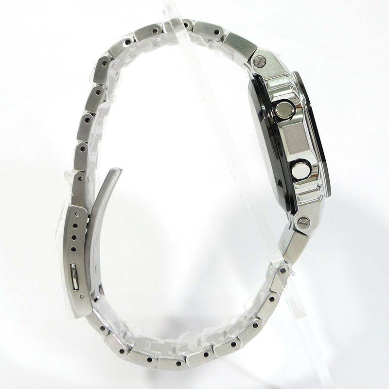 CASIO | カシオ G-SHOCK FULL METAL フルメタル 5000 SERIES 腕時計 GMW-B5000BT-1JF デジタル表示 タフソーラー電波時計 シルバー×ブラック【三重本店】
