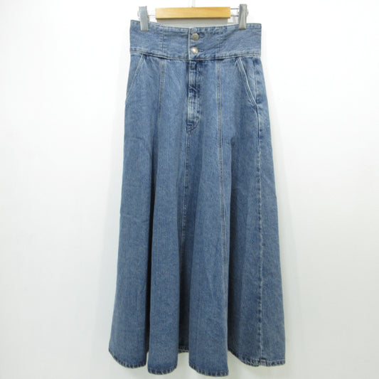 SOMETHING | サムシング atelier SOMETHING TLEB DENIM SKIRT スカート ブルー サイズ：M【三重本店】