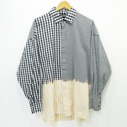 Palm Angels | パームエンジェルス チェックシャツ 長袖シャツ PMGA079S21FAB003 ブラック サイズ：46【三重本店】