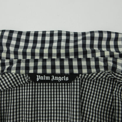 Palm Angels | パームエンジェルス チェックシャツ 長袖シャツ PMGA079S21FAB003 ブラック サイズ：46【三重本店】