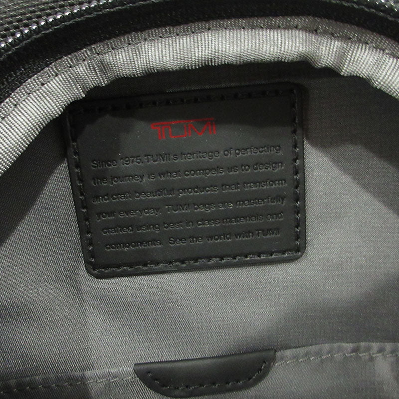 TUMI | トゥミ Alpha3 コンパクトスリング ボディバッグ 02603585 ブラック【三重本店】