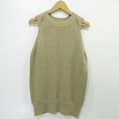TODAYFUL | トゥデイフル Sleeveless Cottinlinen Knit スリーブレスコットンリネンニット ベスト NO.12210521 ベージュ【三重本店】