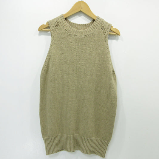 TODAYFUL | トゥデイフル Sleeveless Cottinlinen Knit スリーブレスコットンリネンニット ベスト NO.12210521 ベージュ【三重本店】