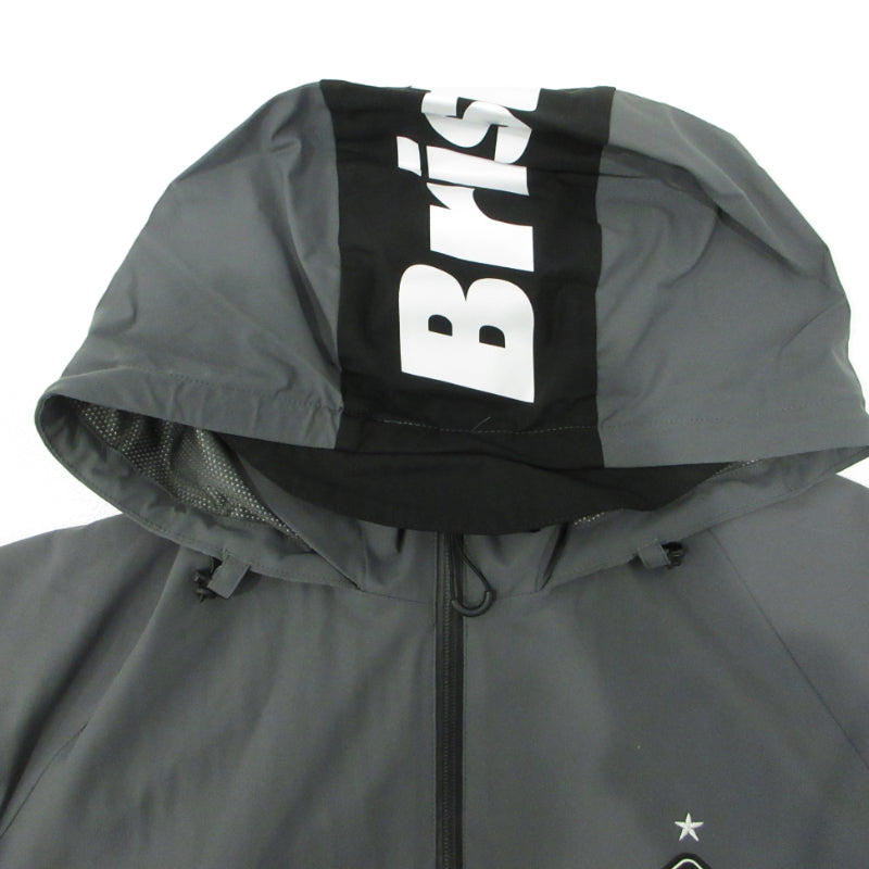 FCRB | エフシーアールビー WARM UP JACKET ウォームアップジャケット ナイロンジャケット FCRB-190006 グレー サイズ：XL【三重本店】