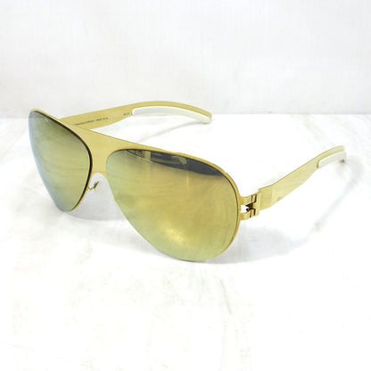 MYKITA & Bernhard Willhelm | マイキータ & ベルンハルトウィルヘルム FRANZ アビエーター サングラス ミラーレンズ コラボモデル サイズ：64□10-140 サングラス ゴールド【三重本店】