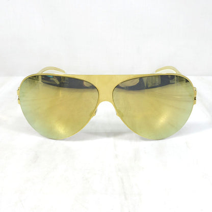 MYKITA & Bernhard Willhelm | マイキータ & ベルンハルトウィルヘルム FRANZ アビエーター サングラス ミラーレンズ コラボモデル サイズ：64□10-140 サングラス ゴールド【三重本店】