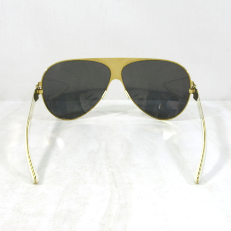 MYKITA & Bernhard Willhelm | マイキータ & ベルンハルトウィルヘルム FRANZ アビエーター サングラス ミラーレンズ コラボモデル サイズ：64□10-140 サングラス ゴールド【三重本店】
