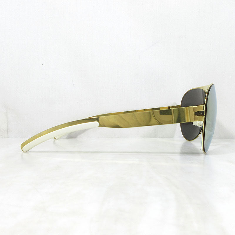 MYKITA & Bernhard Willhelm | マイキータ & ベルンハルトウィルヘルム FRANZ アビエーター サングラス ミラーレンズ コラボモデル サイズ：64□10-140 サングラス ゴールド【三重本店】