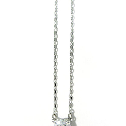 SWAROVSKI | スワロフスキー Stilla スティラ ペンダント ラウンドカット ネックレス シルバー×ホワイト【三重本店】