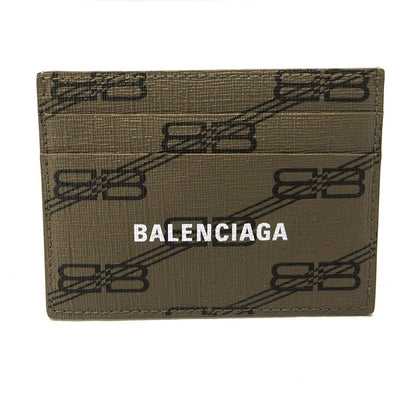 BALENCIAGA | バレンシアガ BBモノグラム パスケース カードケース 594309 ブラウン【三重本店】