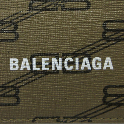 BALENCIAGA | バレンシアガ BBモノグラム パスケース カードケース 594309 ブラウン【三重本店】