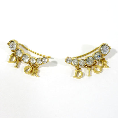 Christian Dior | クリスチャンディオール Dio(r)evolution ディオレボリューション シグネチャー ラインストーン ピアス ピアス ゴールド×クリア【三重本店】
