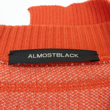 ALMOSTBLACK | オールモストブラック SWITCHING BIG KNIT ニット 19SS-KT01 オレンジ サイズ：FreeSize【三重本店】