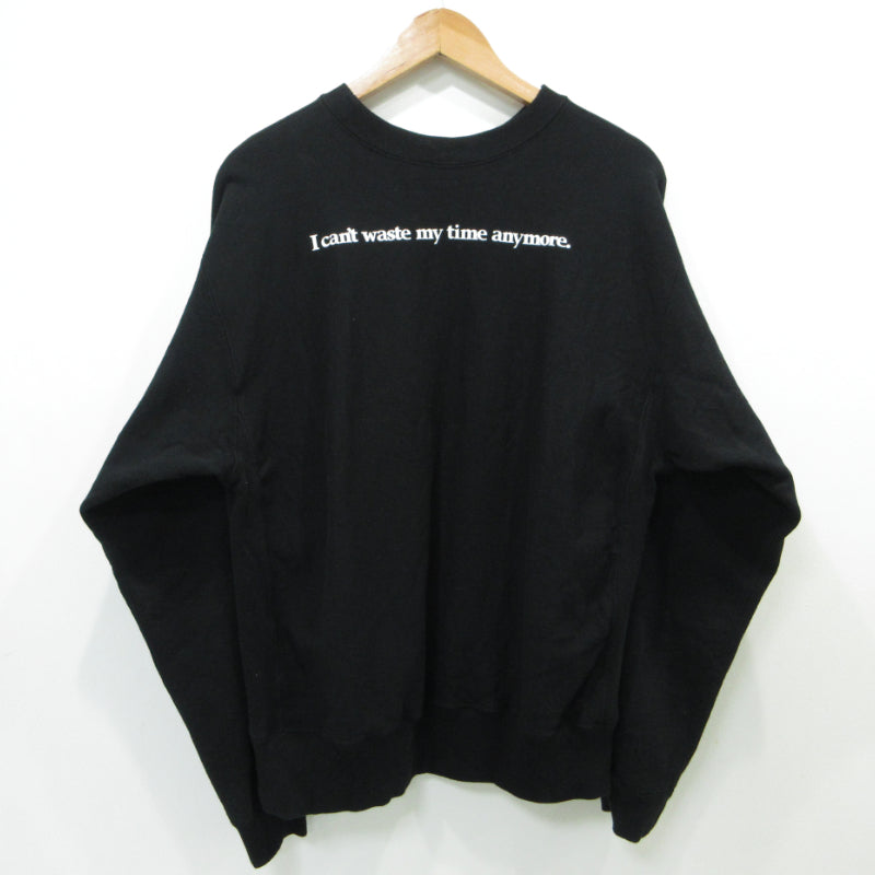Wasted Youth | ウエステッドユースウェステッドユース ロゴプリントスウェットシャツ スウェット ブラック サイズ：L【三重本店】