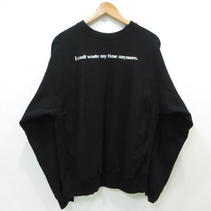 Wasted Youth | ウエステッドユースウェステッドユース ロゴプリントスウェットシャツ スウェット ブラック サイズ：L【三重本店】