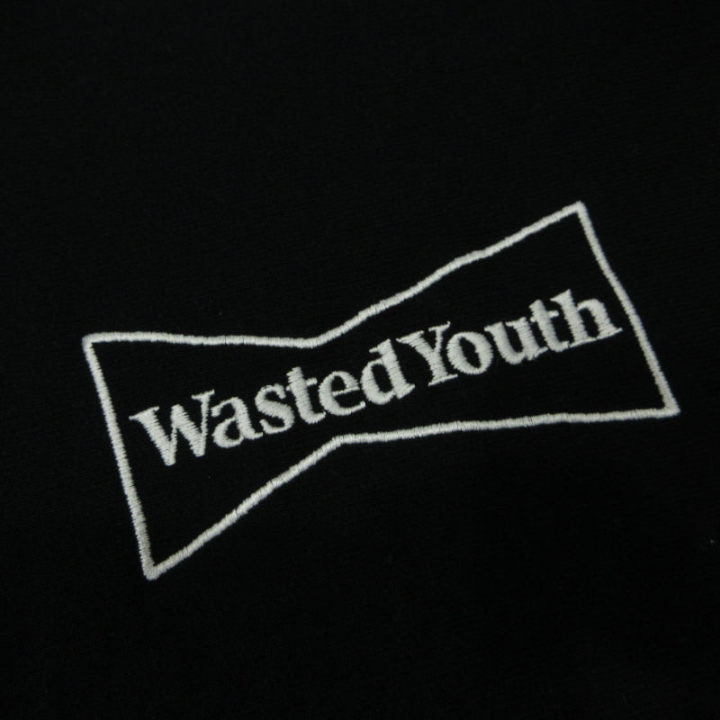 Wasted Youth | ウエステッドユースウェステッドユース ロゴプリントスウェットシャツ スウェット ブラック サイズ：L【三重本店】