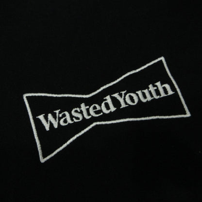 Wasted Youth | ウエステッドユースウェステッドユース ロゴプリントスウェットシャツ スウェット ブラック サイズ：L【三重本店】