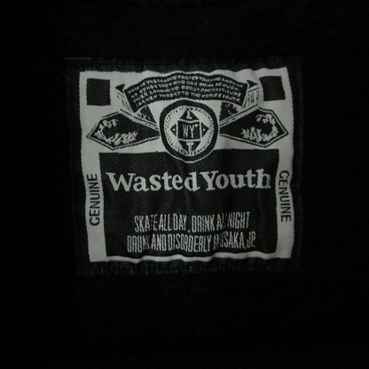 Wasted Youth | ウエステッドユースウェステッドユース ロゴプリントスウェットシャツ スウェット ブラック サイズ：L【三重本店】