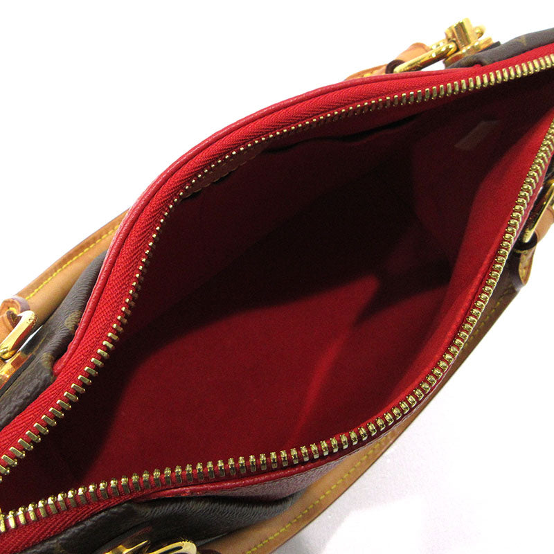 LOUIS VUITTON | ルイ・ヴィトン VトートBB 2way ショルダーバッグ トートバッグ M43966 ブラウン×レッド【三重本店】