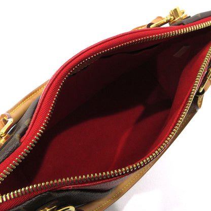 LOUIS VUITTON | ルイ・ヴィトン VトートBB 2way ショルダーバッグ トートバッグ M43966 ブラウン×レッド【三重本店】