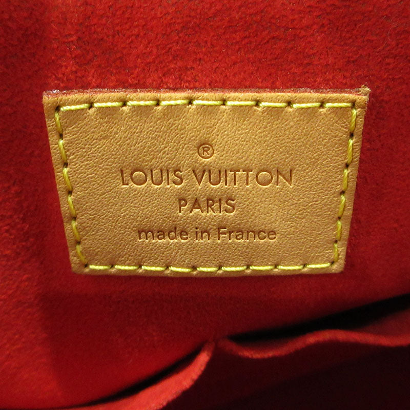LOUIS VUITTON | ルイ・ヴィトン VトートBB 2way ショルダーバッグ トートバッグ M43966 ブラウン×レッド【三重本店】