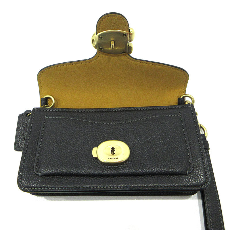 COACH | コーチ タビー リストレット クラッチバッグ ショルダーバッグ CJ925 ブラック【三重本店】