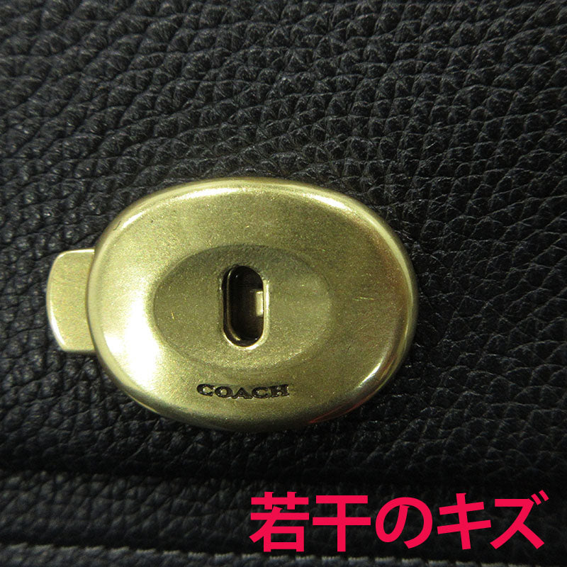 COACH | コーチ タビー リストレット クラッチバッグ ショルダーバッグ CJ925 ブラック【三重本店】